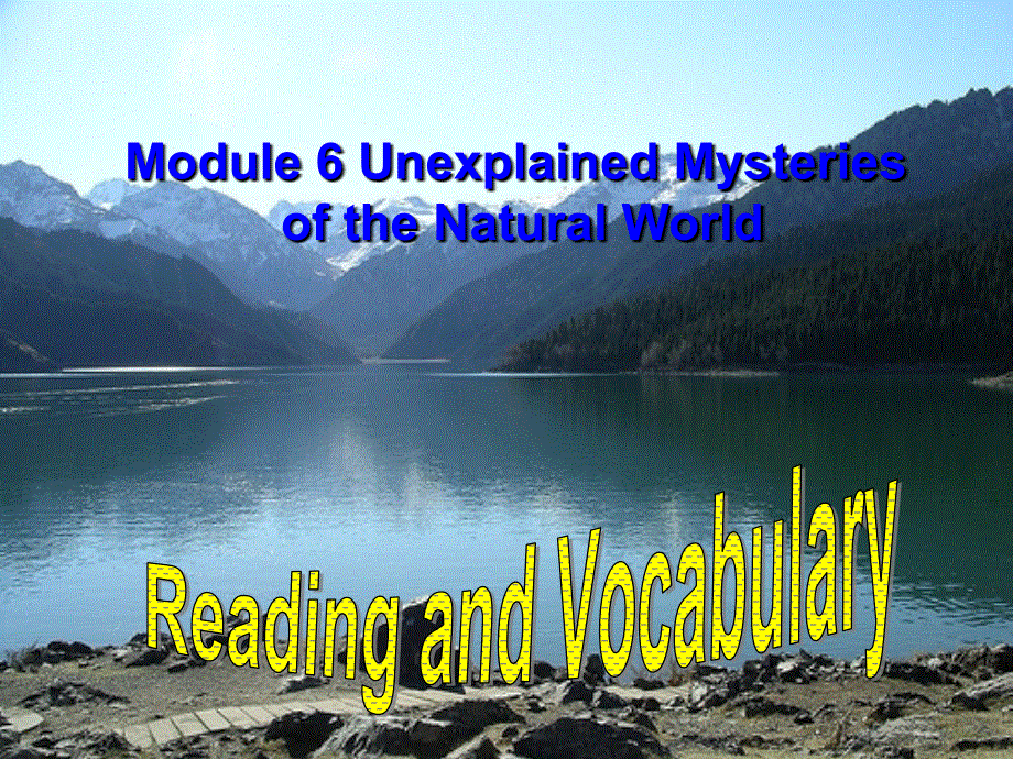 外研版高中英语教学课件Book4Module6Period2 Reading and Vocabulary(共36张PPT).ppt_第1页