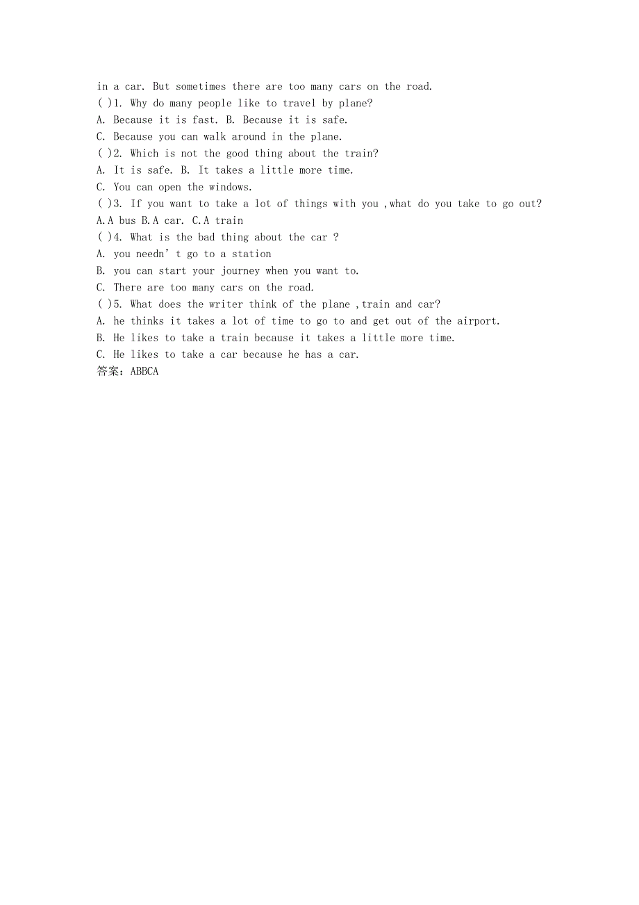 六年级英语 阅读理解天天练69-70.doc_第2页