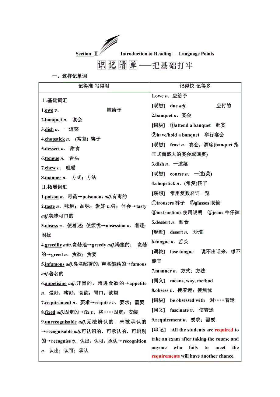 2019年英语新同步外研选修八讲义：MODULE 3 SECTION Ⅱ INTRODUCTION .doc_第1页