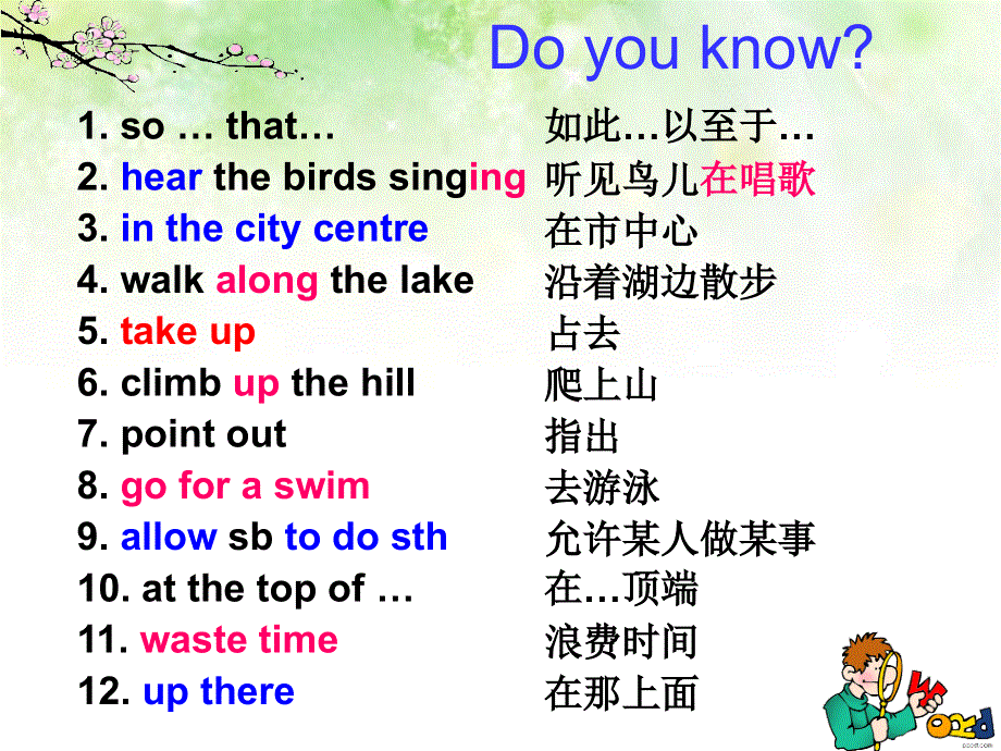 外研2011课标版初中英语八年级下册第8单元Unit 1 I can hardly believe we’re in the city centre.(共23张PPT).ppt_第3页