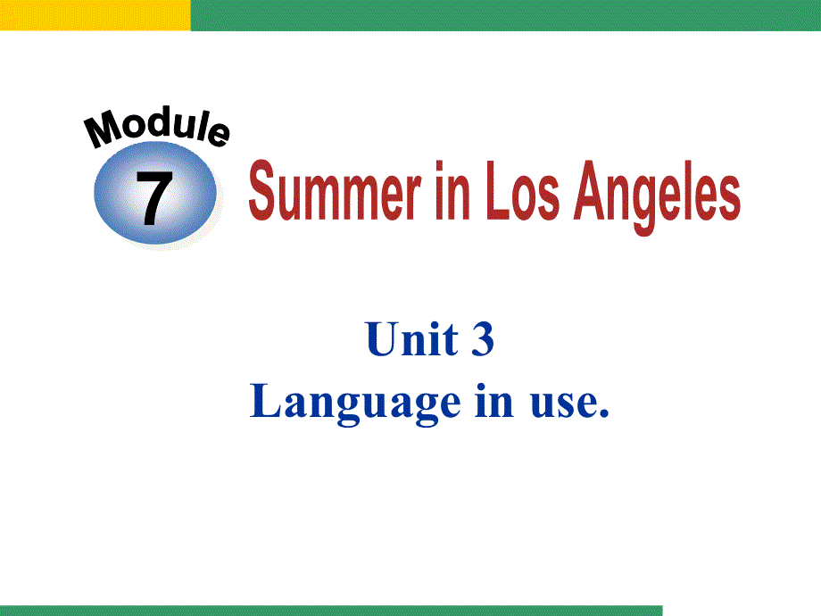 外研2011课标版初中英语八年级下册第8单元Unit 3 Language in use（(共35张PPT).ppt_第2页