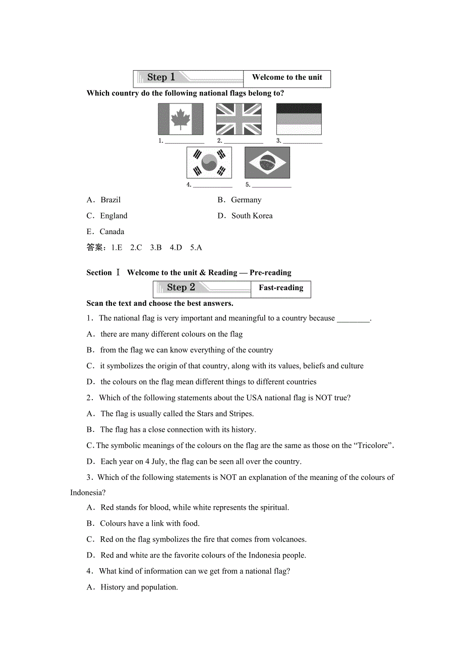 2019年英语新同步译林选修九（江苏专用）讲义：UNIT 3 SECTION Ⅰ WELCOME TO THE UNIT .doc_第3页