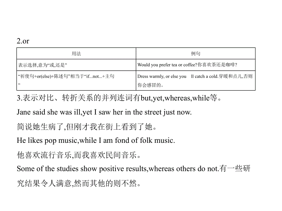 2020届高考英语总复习课件（北京专用）：专题十三　并列连词、复合句和特殊句式.ppt_第2页