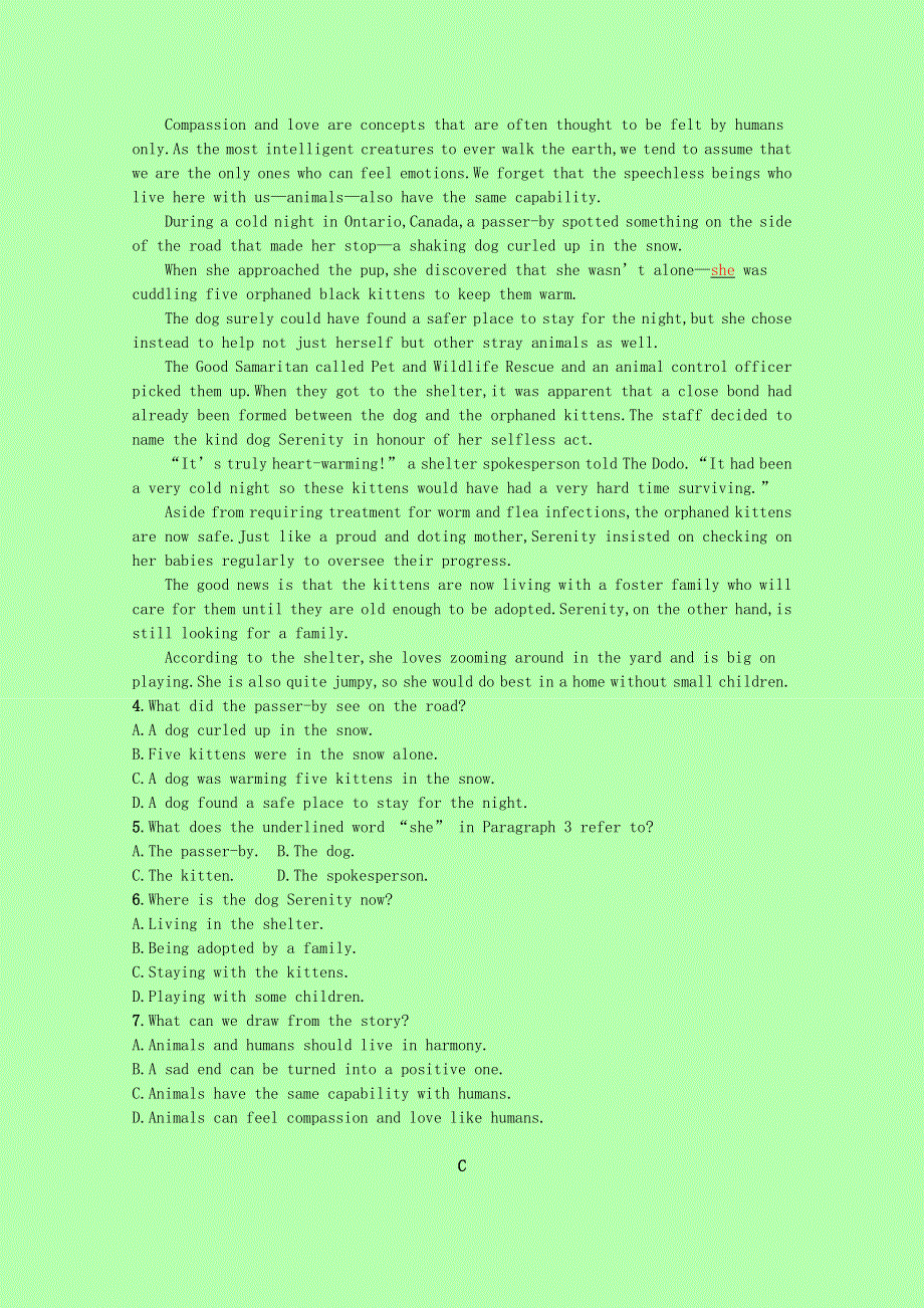 2023高考英语一轮复习必修2Module4阅读理解题组_练速度优质练习含解析外研版202303291162.docx_第2页