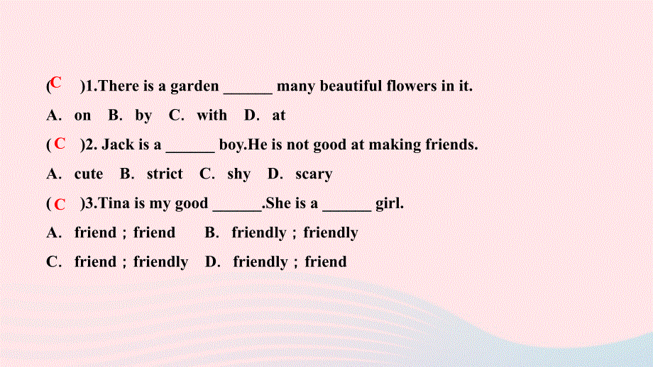 2024七年级英语下册 Unit 5 Why do you like pandas周周清5作业课件（新版）人教新目标版.ppt_第2页