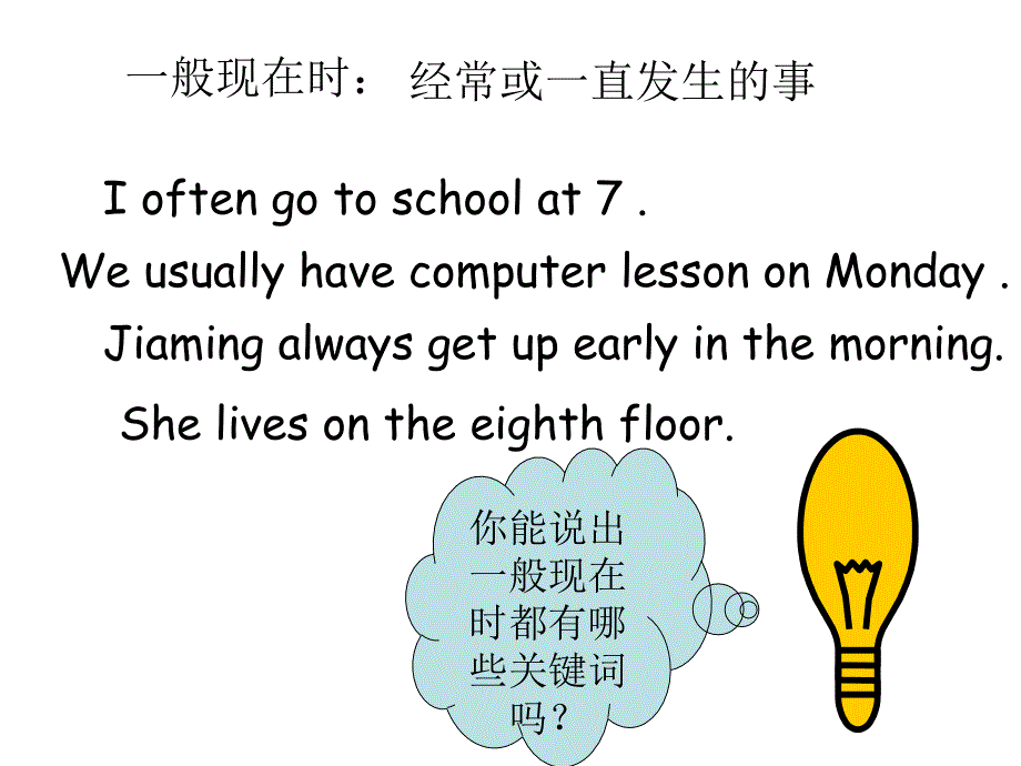 小学英语专项训练课件-一般现在时通用版.ppt_第1页