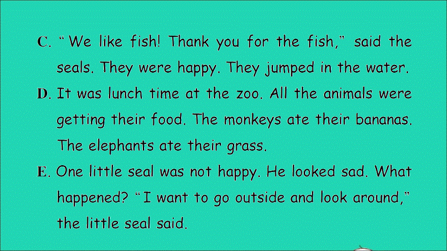 小学英语毕业升学专项复习（七）阅读理解作业课件 人教PEP.ppt_第3页