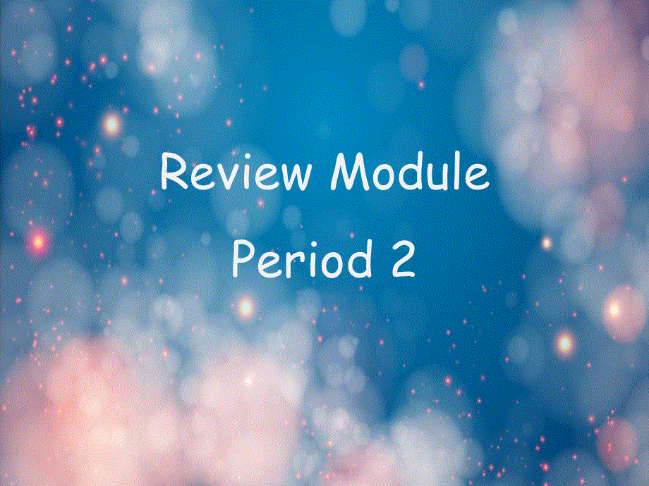 小学英语外研版（一起）一下Review Module Period 2 课件.ppt_第1页