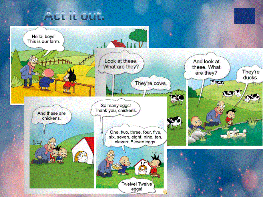 小学英语外研版（一起）一下Review Module Period 2 课件.ppt_第3页