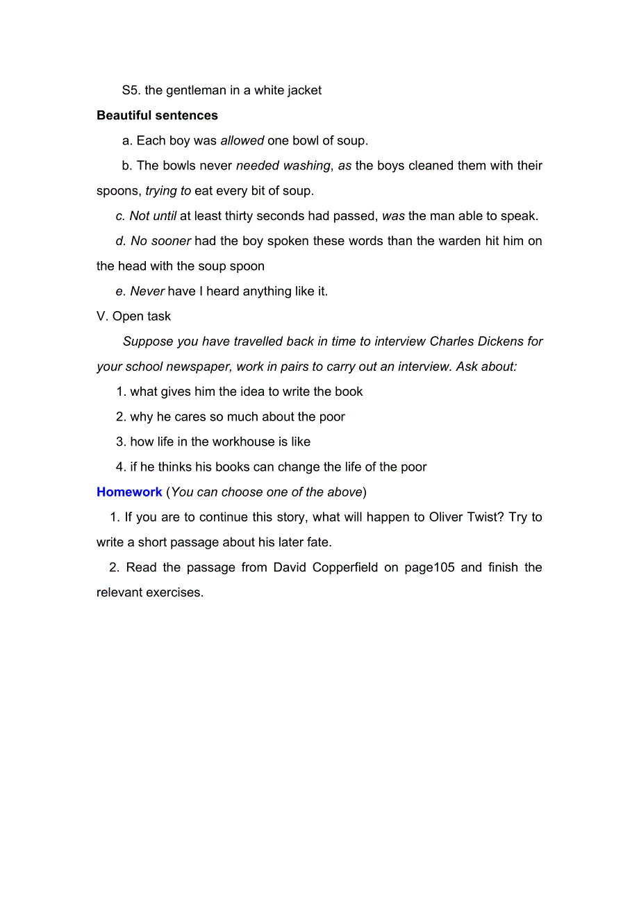 2019春外研版高二英语选修七教案：MODULE 3 LITERATURE PERIOD ONE INTRODUCTION READING VOCABULARY（1） AND SPEAKING .doc_第2页