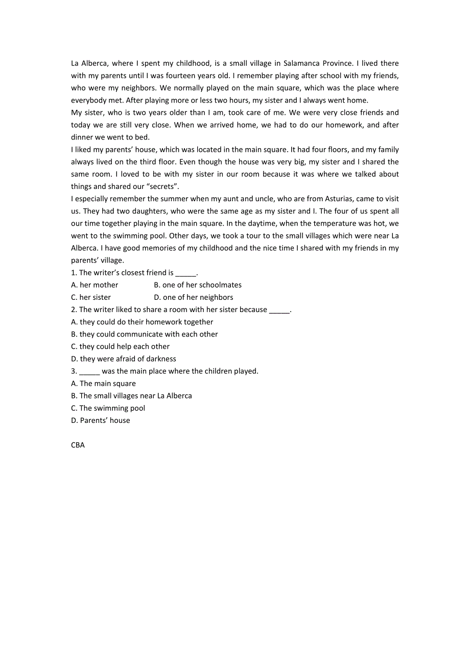 2019春外研版高一英语必修四练习：MODULE 1 LIFE IN THE FUTURE READING（3） .doc_第1页