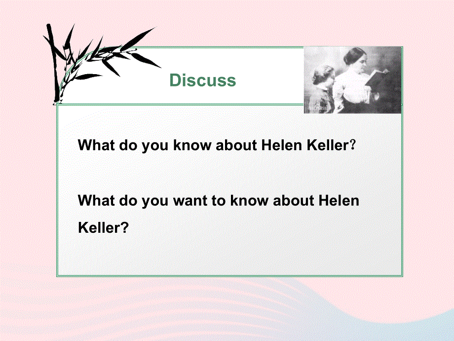 2020春六年级英语下册 Unit 2 Good Health to You Lesson 12 Helen Keller课件 冀教版（三起）.ppt_第3页