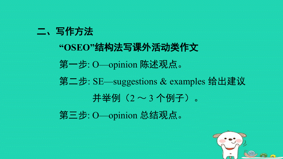2024七年级英语下册 Unit 4 After-School Activities单元主题写作习题课件（新版）冀教版.ppt_第3页