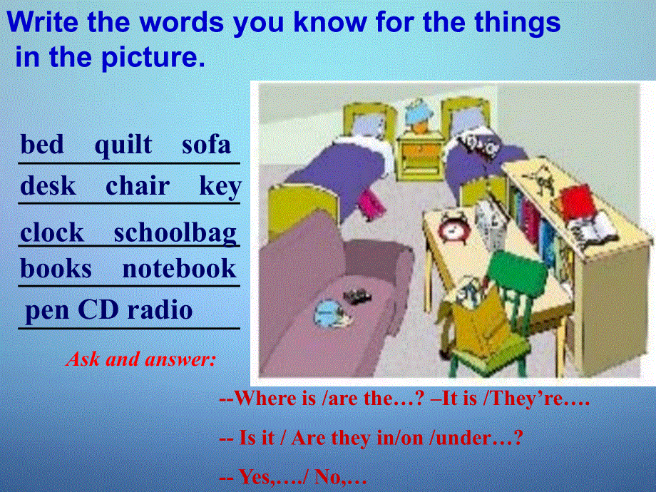 山东省无棣县第一实验学校七年级英语上册Unit4Where’smyschoolbagSectionB课件2新版人教新目标版.ppt_第2页