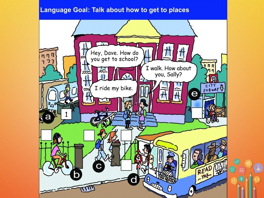 山东省郓城县随官屯镇七年级英语下册Unit3Howdoyougettoschool课件新版人教新目标版.ppt_第2页