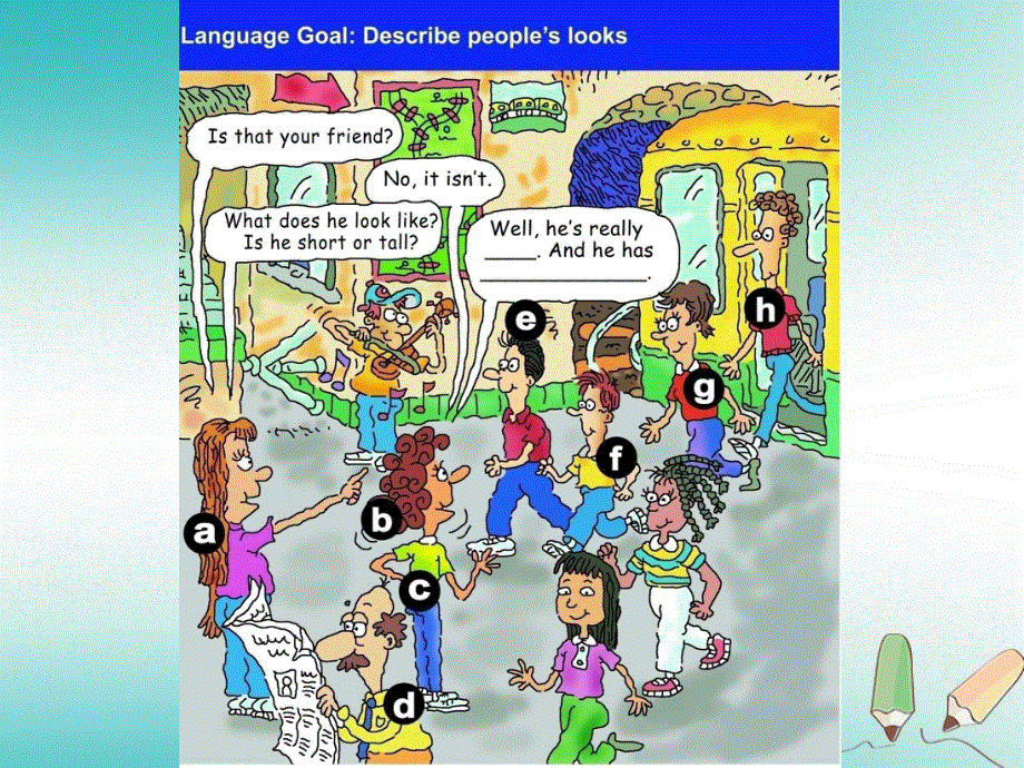 山东省郓城县随官屯镇七年级英语下册Unit9Whatdoeshelooklike课件新版人教新目标版.ppt_第2页