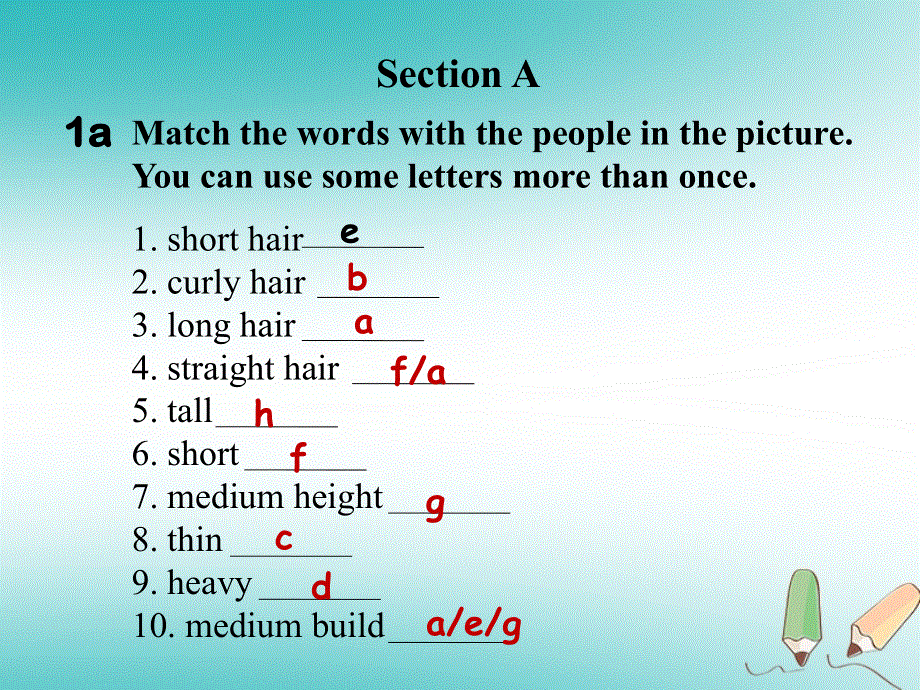 山东省郓城县随官屯镇七年级英语下册Unit9Whatdoeshelooklike课件新版人教新目标版.ppt_第3页