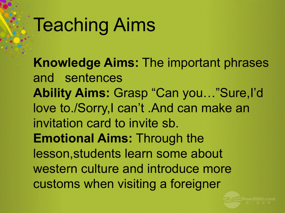 山东省青岛市城阳区第七中学八年级英语上册 Unit 5 Can you come to my party Section A 3a-4课件 人教新目标版.ppt_第2页