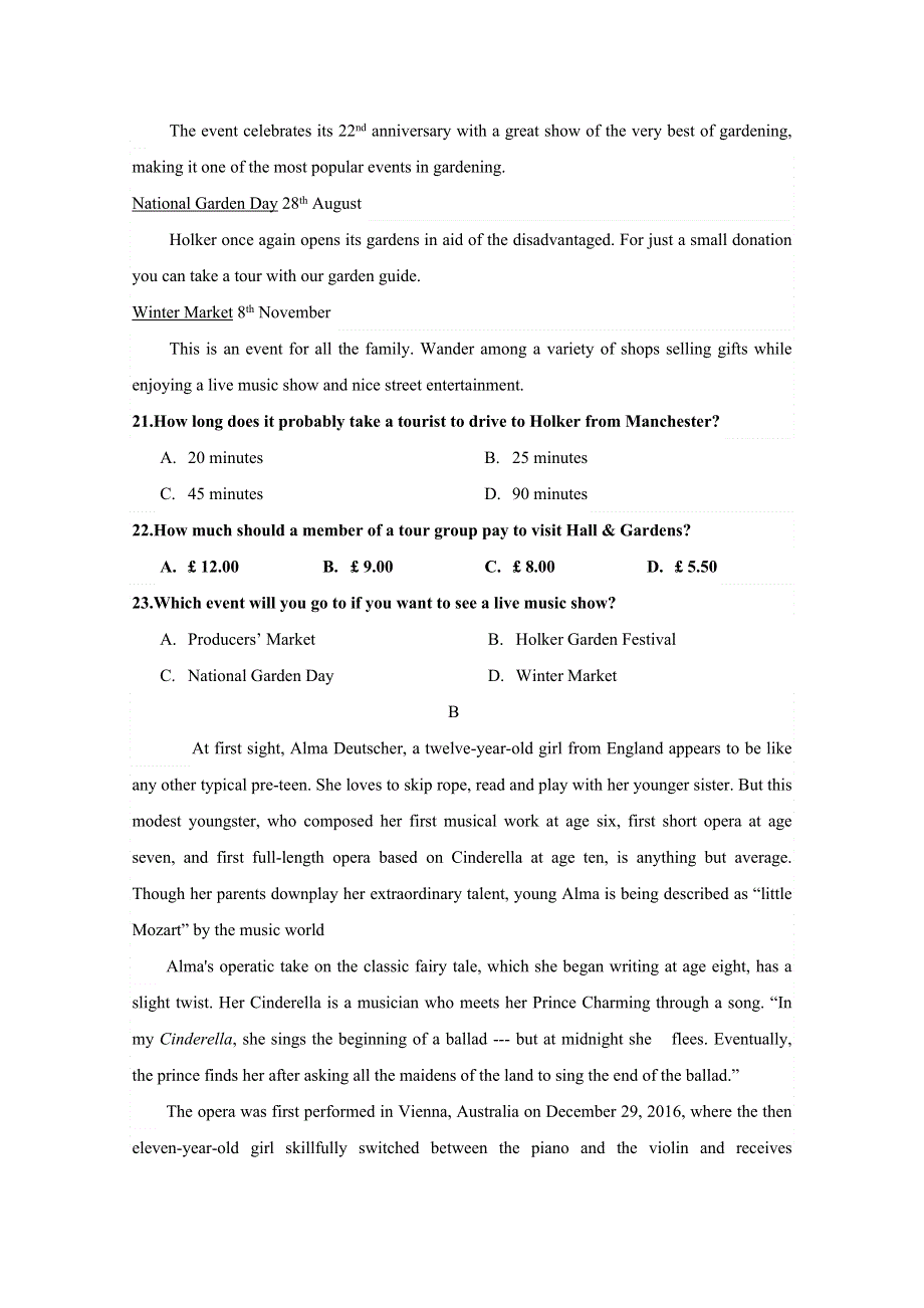 内蒙古阿荣旗第一中学2020-2021学年高二上学期期中考试英语试卷 WORD版含答案.doc_第2页