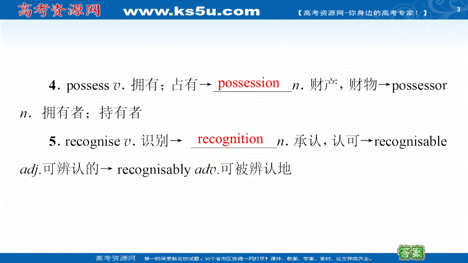新教材2020-2021学年英语外研版选择性必修第四册课件：UNIT 2 LESSONS IN LIFE 教学知识细解码 .ppt_第3页
