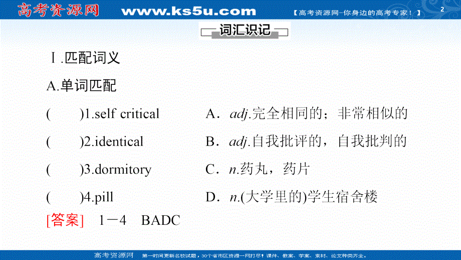 新教材2020-2021学年高中外研（2019）英语选择性必修第三册课件：UNIT 1 预习 新知早知道1 .ppt_第2页