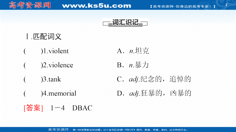 新教材2020-2021学年高中外研（2019）英语选择性必修第三册课件：UNIT 3 预习 新知早知道1 .ppt_第2页