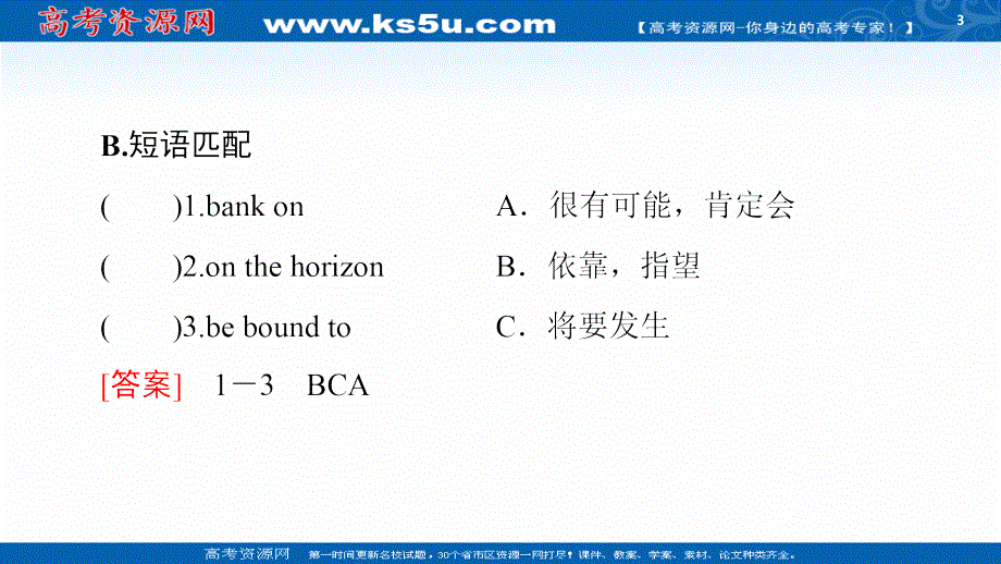 新教材2020-2021学年高中外研（2019）英语选择性必修第三册课件：UNIT 4 预习 新知早知道2 .ppt_第3页