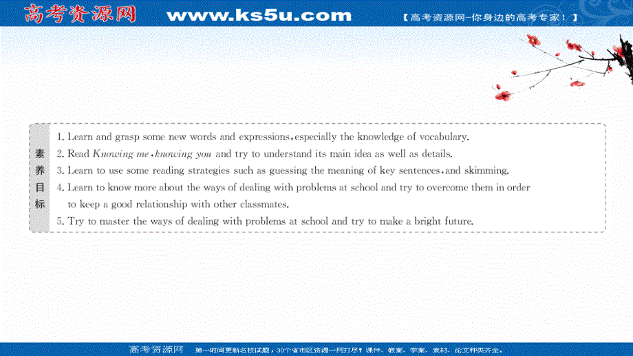 新教材2020-2021学年高中英语外研版必修第三册课件：UNIT 1 KNOWING ME KNOWING YOU PERIOD 1 .ppt_第2页