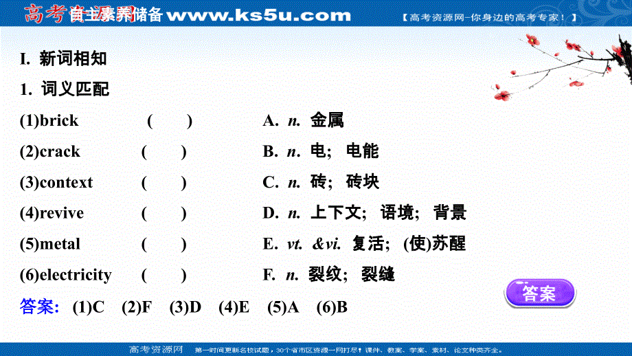 新教材2021-2022学年人教版英语必修第一册课件：UNIT 4　NATURAL DISASTERS PERIOD 1 .ppt_第3页