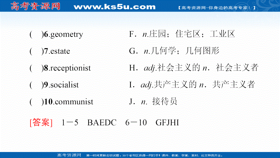 新教材2021-2022学年人教版英语选择性必修第四册课件：UNIT 5 LAUNCHING YOUR CAREER 预习 新知早知道 .ppt_第3页