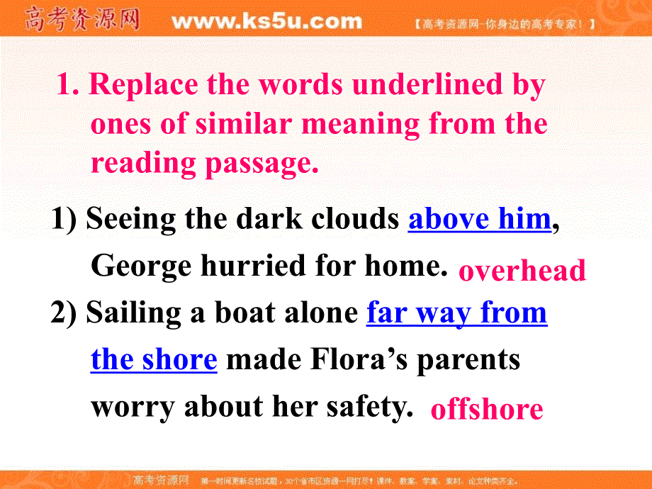 广东省广州市培才高级中学2016高考英语复习课件：新人教选修9 UNIT2 SAILING THE OCEANS-LEARNING ABOUT LANGUAGE （共63张PPT） .ppt_第3页