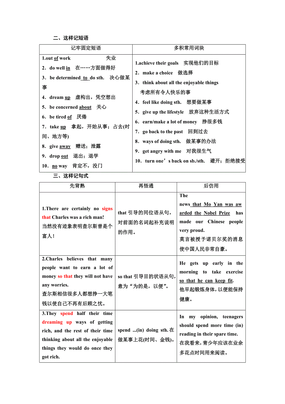 2019英语新一线同步北师大必修四讲义：UNIT 10 SECTION Ⅱ WARM-UP .doc_第2页