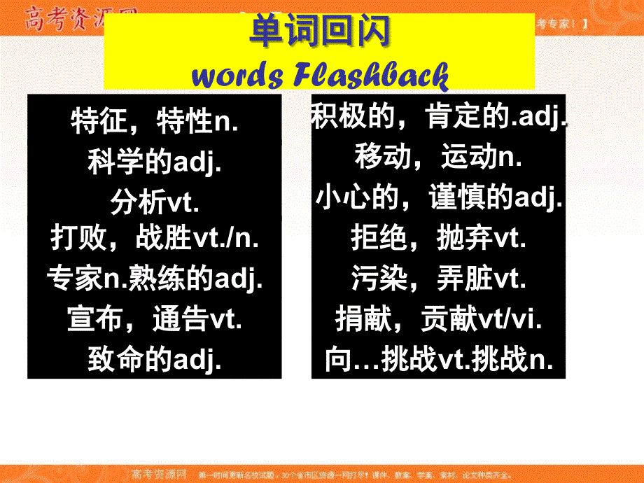 广东省揭阳市第三中学人教版高中英语选修6课件：UNIT1 ART 复习课件 .ppt_第2页
