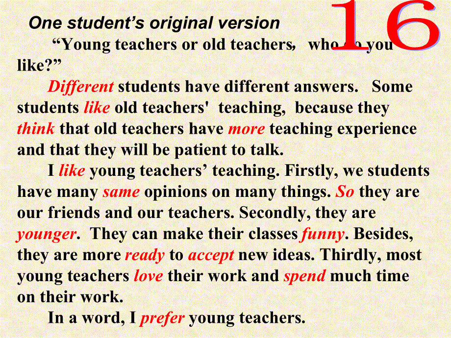 广东省惠州市惠东县惠东高级中学2018届高三英语第二轮复习运用高级词汇和短语润色写作(共19张PPT).ppt_第3页