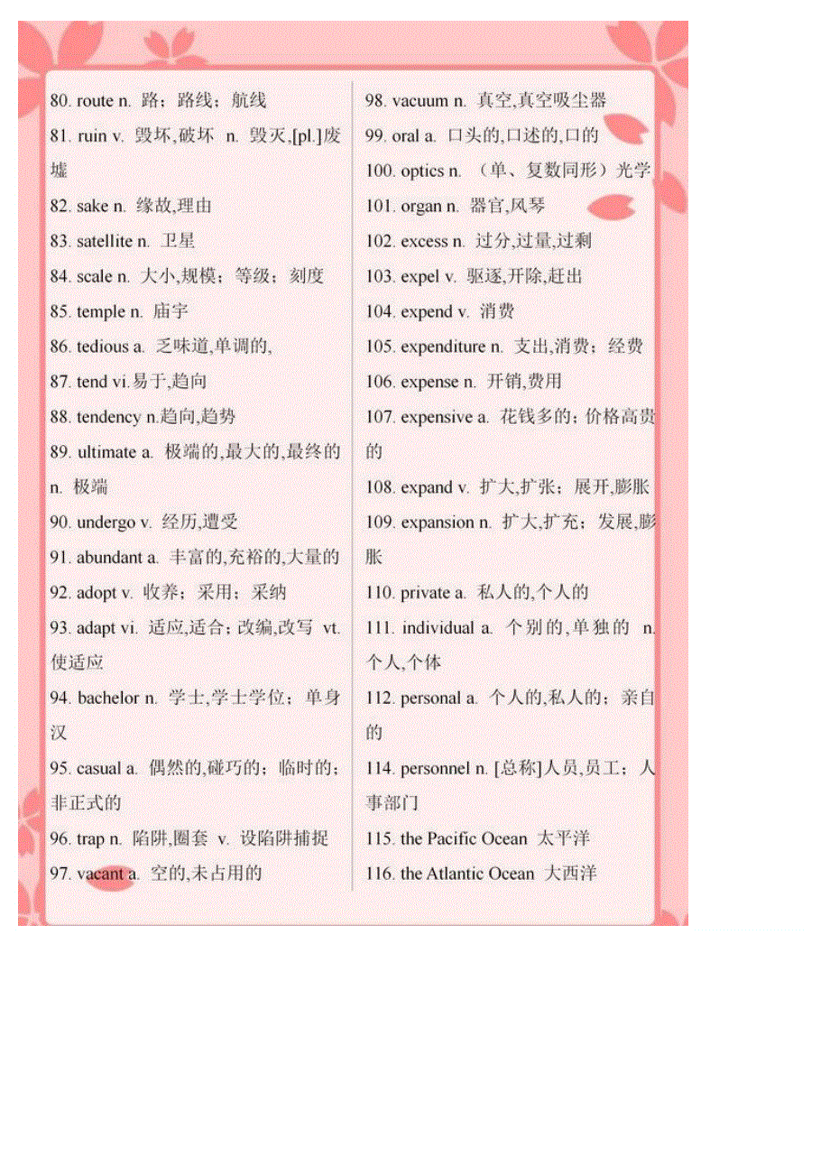 690个高考英语阅读理解高频词汇大全.docx_第3页