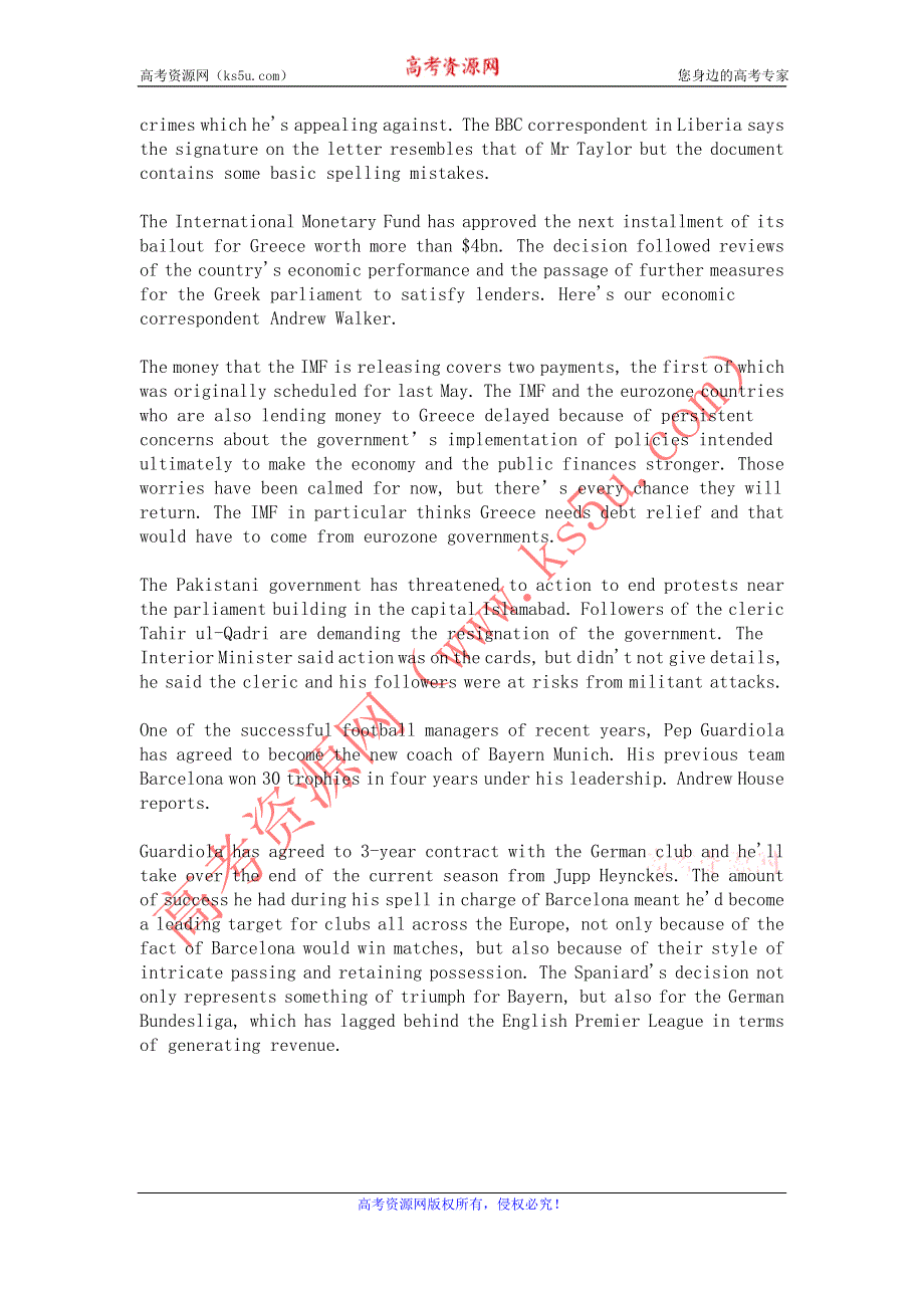 BBC英语听力 2013年01月合辑（WORD文本）：2013-01-22.doc_第2页