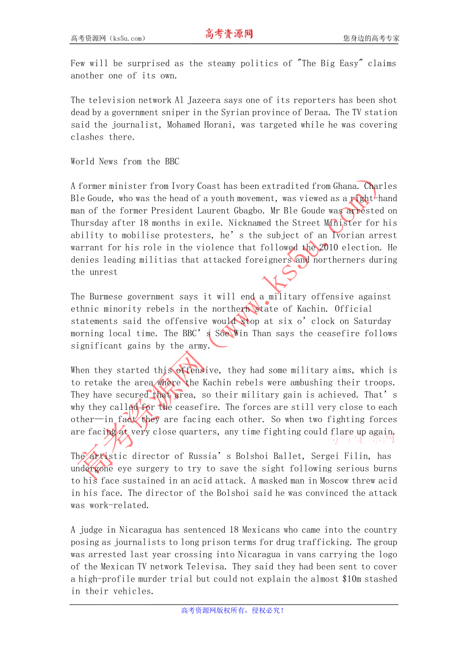 BBC英语听力 2013年01月合辑（WORD文本）：20130119B.doc_第2页