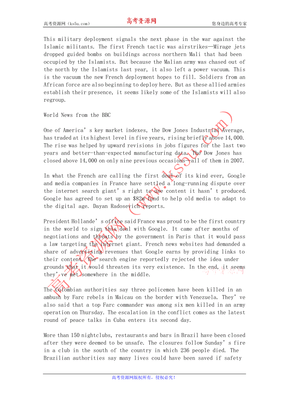 BBC英语听力2013年02月（WORD文本）：20130202BBC.doc_第2页