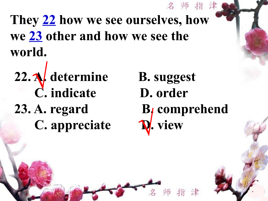 广东省连州市连州中学高三英语分类复习课件：完形填空41-46.ppt_第2页