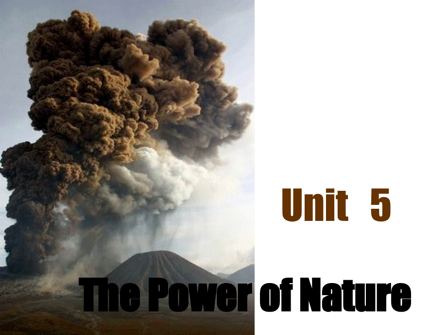 广东省江门市第一中学2016-2017学年高二英语 MODULE 6 UNIT 5 THE POWER OF NATURE-WARMING UP AND READING（课件） （共24张PPT） .ppt_第1页