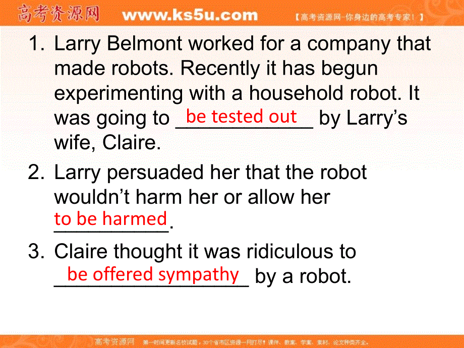 广东省江门市第一中学2016-2017学年（人教版）高中英语MODULE 7 UNIT 3 UNDER THE SEA-GRAMMAR （共30张PPT） .ppt_第2页