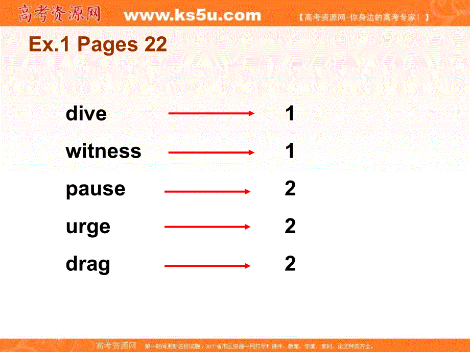 广东省江门市第一中学2016-2017学年（人教版）高中英语MODULE 7 UNIT 3 UNDER THE SEA-WORKBOOK （课件）（共35张PPT） .ppt_第2页