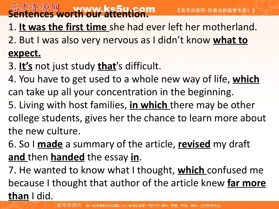 广东省江门市第一中学2016-2017学年（人教版）高中英语MODULE 7 UNIT 5 TRAVELLING ABROAD-GREADING POINTS （课件）（共20张PPT） .ppt_第3页