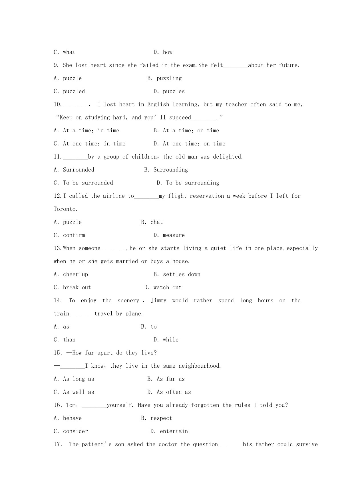 内蒙古扎兰屯一中2012-2013学年高一下学期第二次综合考试英语试题 WORD版含答案.doc_第2页