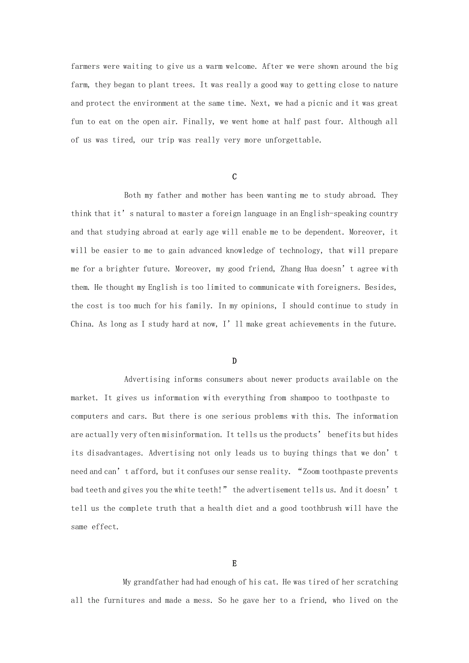 2019高考英语短文改错练习二.doc_第2页