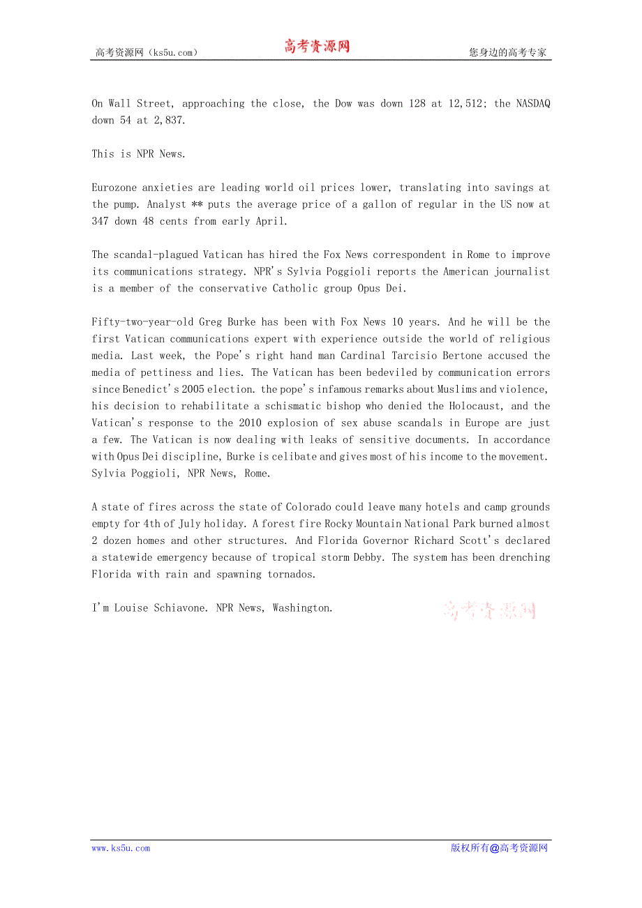 NPR英语听力2012年06月合辑（文本）：20120626NPRNEWS.doc_第2页