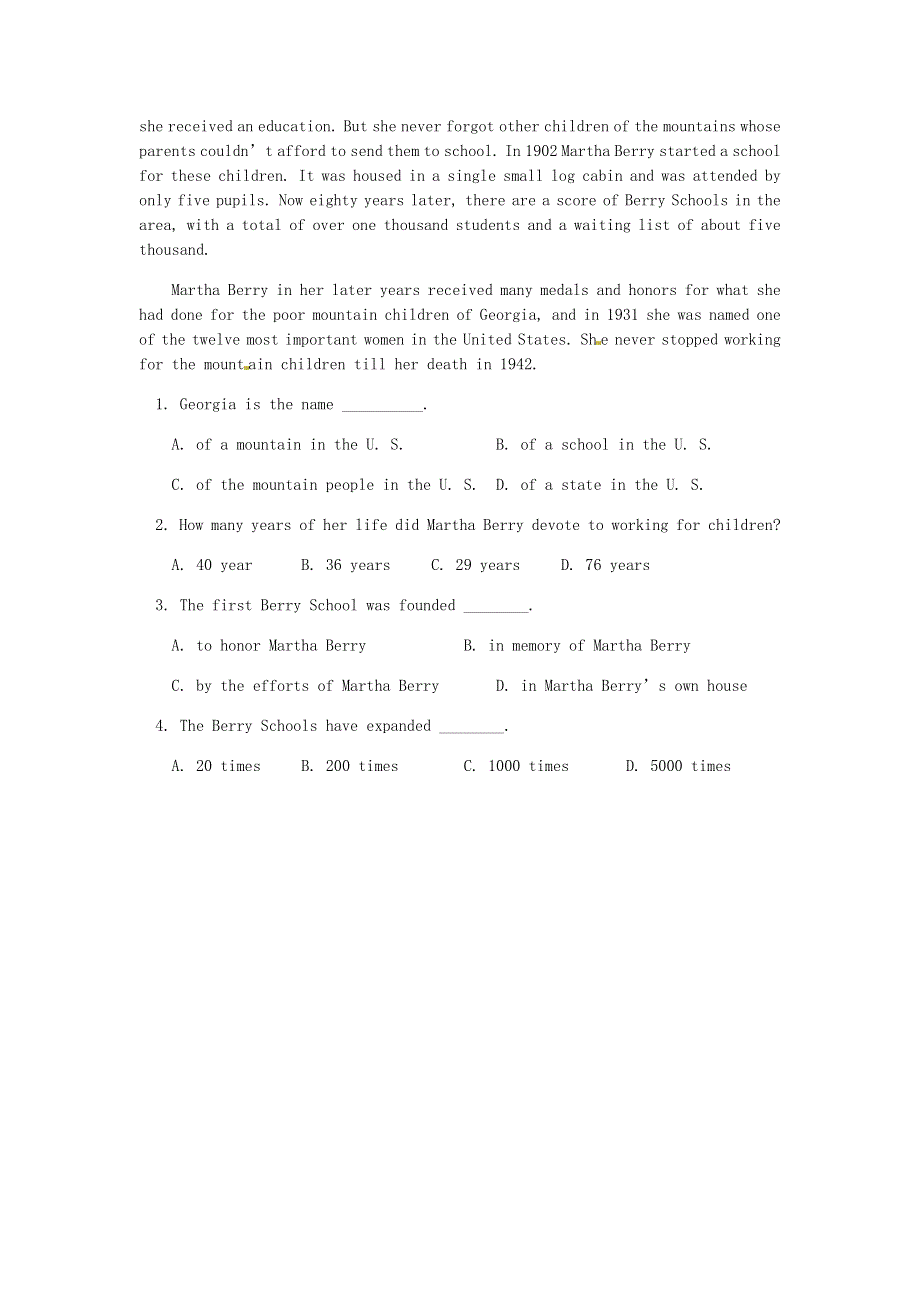 2019高考英语阅读理解轻松搞定阅读细节题专项练习含解析.doc_第2页