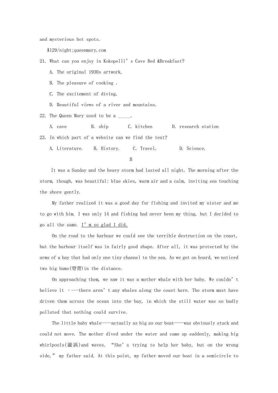 内蒙古杭锦后旗奋斗中学2017_2018学年高二英语下学期期中试题201806051113.doc_第2页