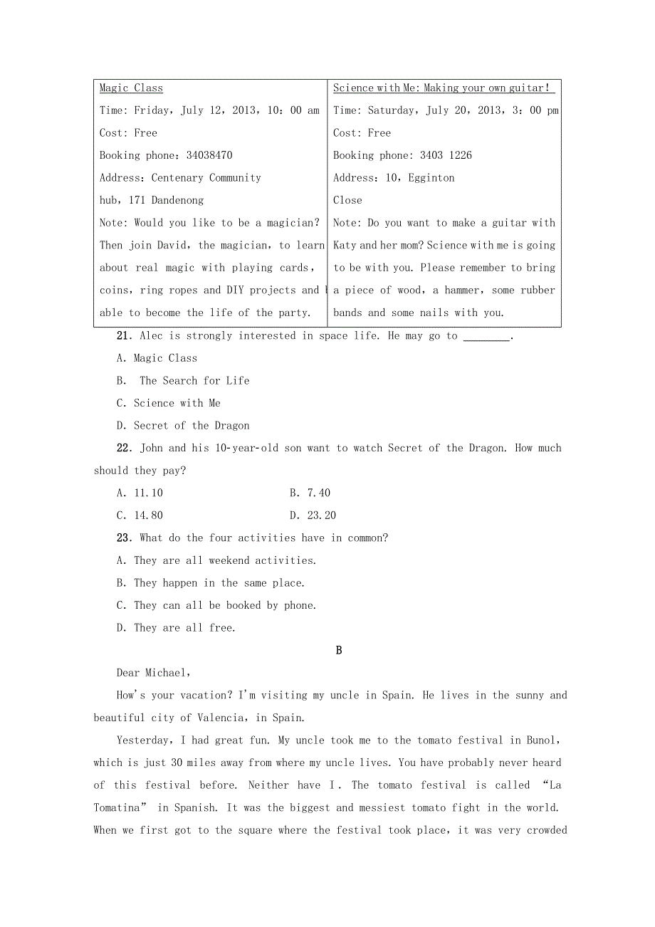 内蒙古通辽市科左后旗甘旗卡第二高级中学2019-2020学年高一英语下学期期末考试试题.doc_第2页