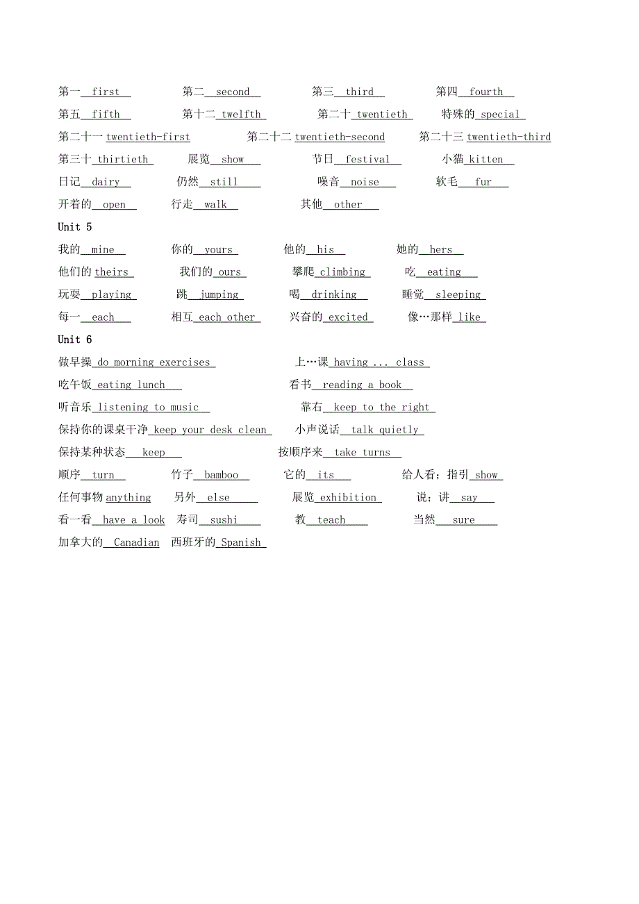 2020春五年级英语下册单词汇总人教PEP版.doc_第2页